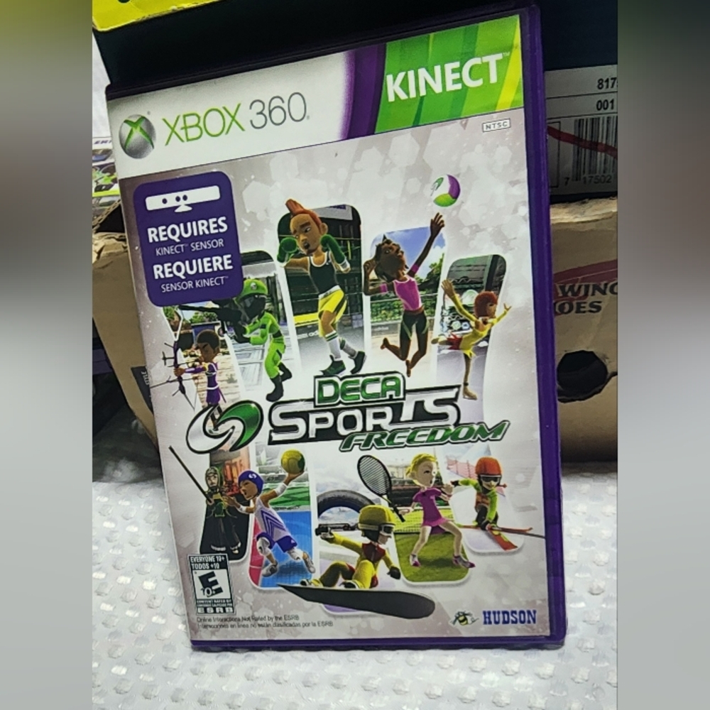 XBOX360 KINECT EUC DECA SPORTS FREEDOM VIDEO GAME
